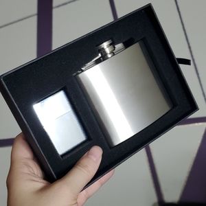 Metal Flask gift set